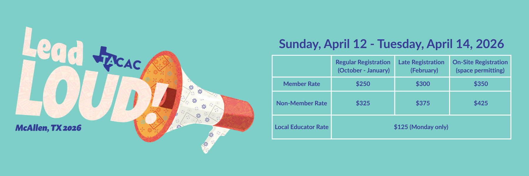 TACAC College Tour 2026